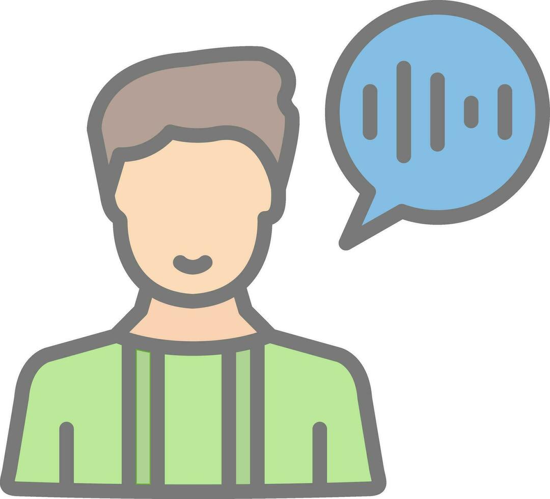 Voice Command Vector Icon Design