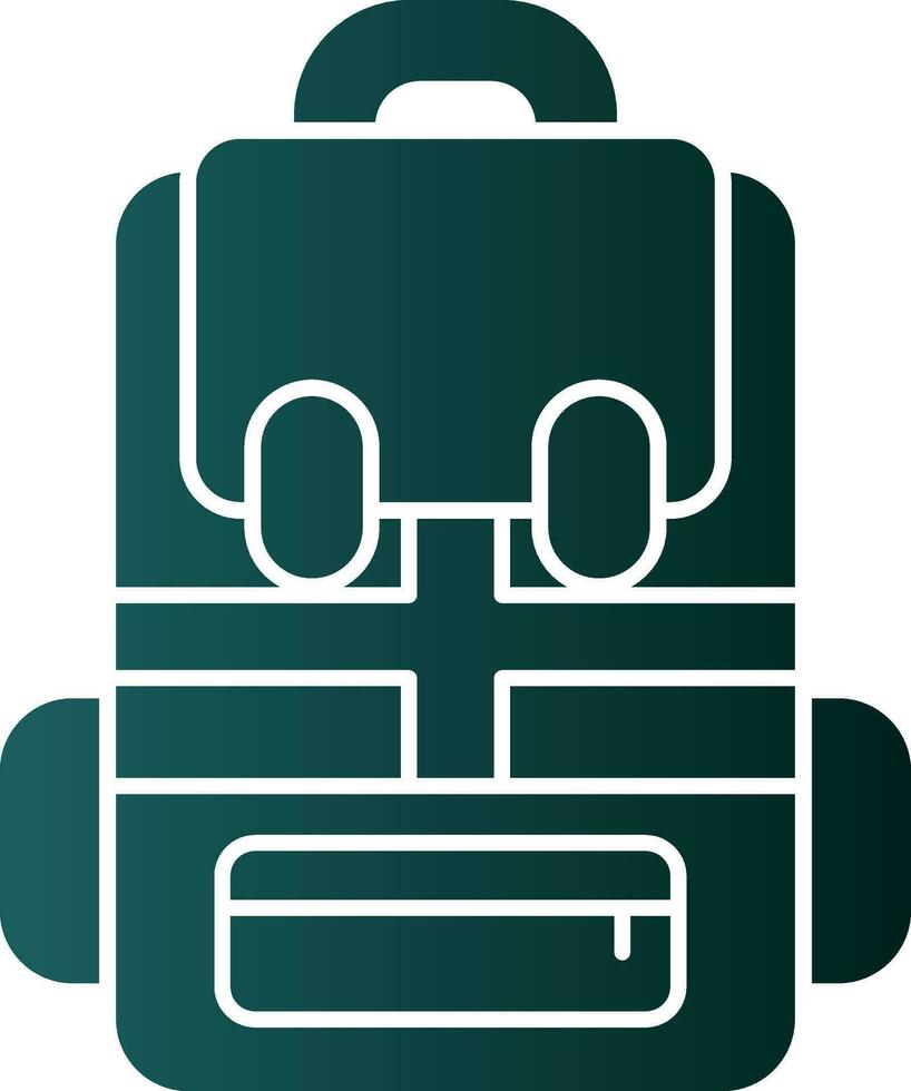 Backpack Vector Icon Design