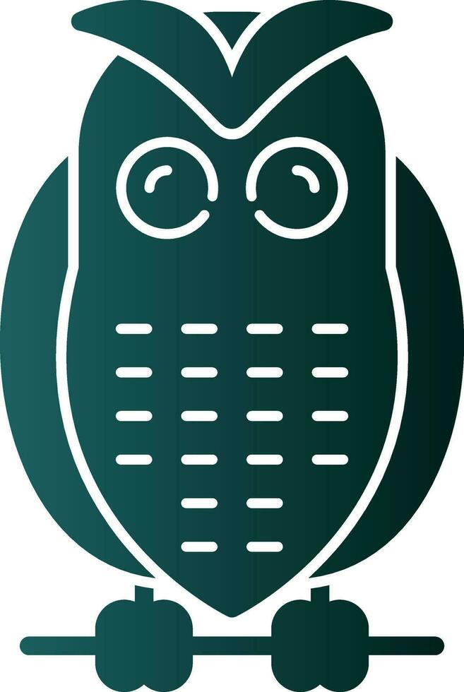 Snowy owl Vector Icon Design