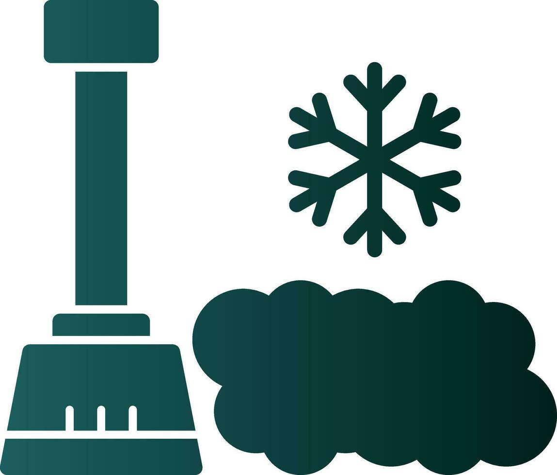 nieve pala vector icono diseño