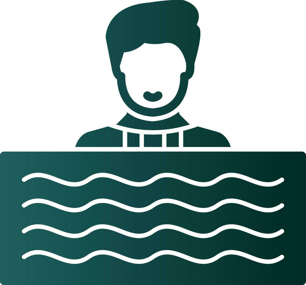 Swim Vector Icon Design