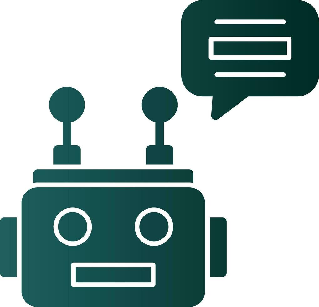 Chatbot Vector Icon Design