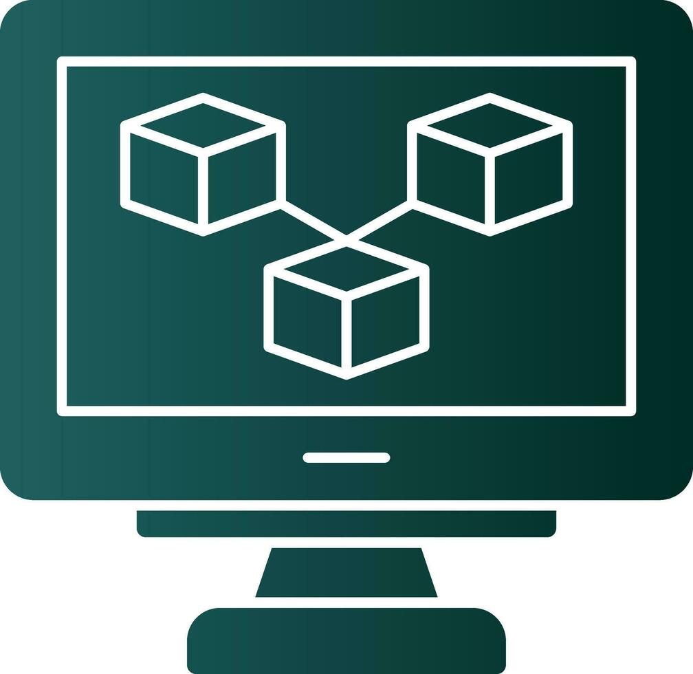 Blockchain Vector Icon Design