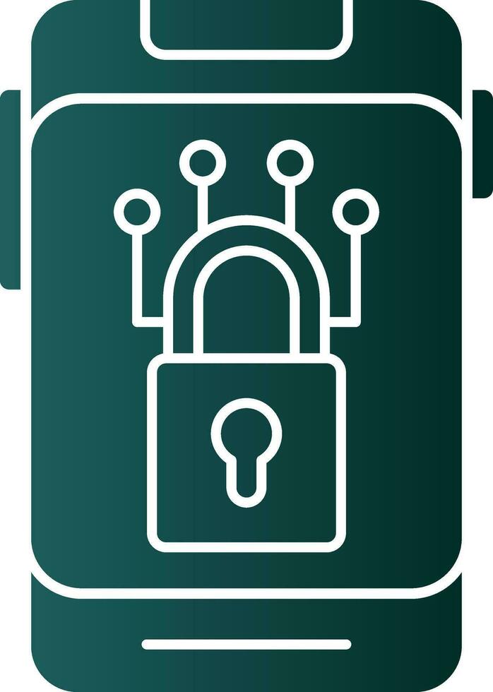 Cyber Security Vector Icon Design