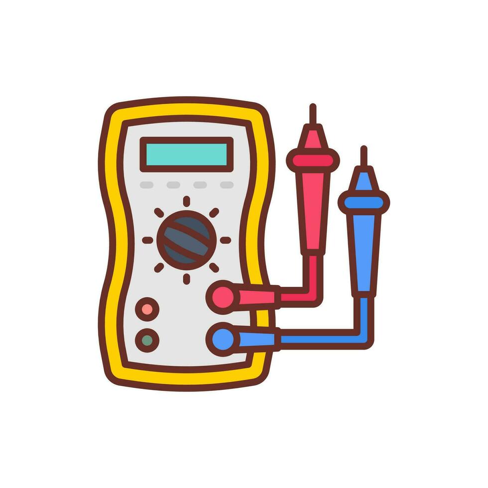 Volt Meter icon in vector. Logotype vector