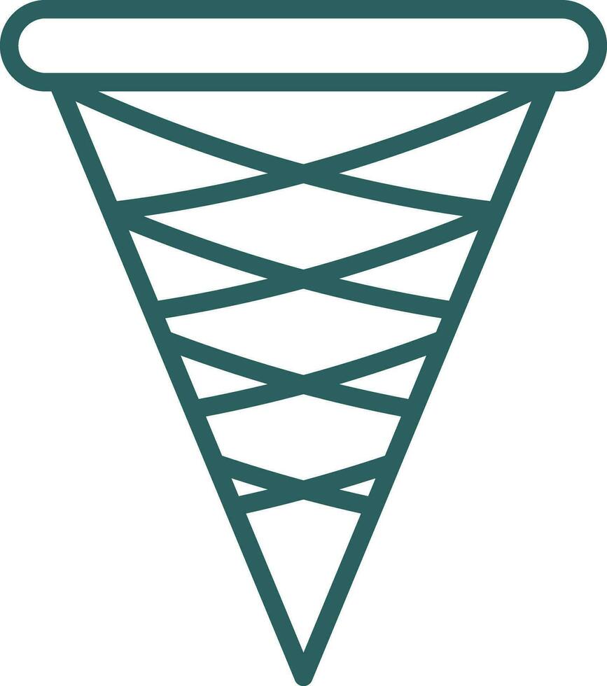 Ice cream cone Vector Icon Design