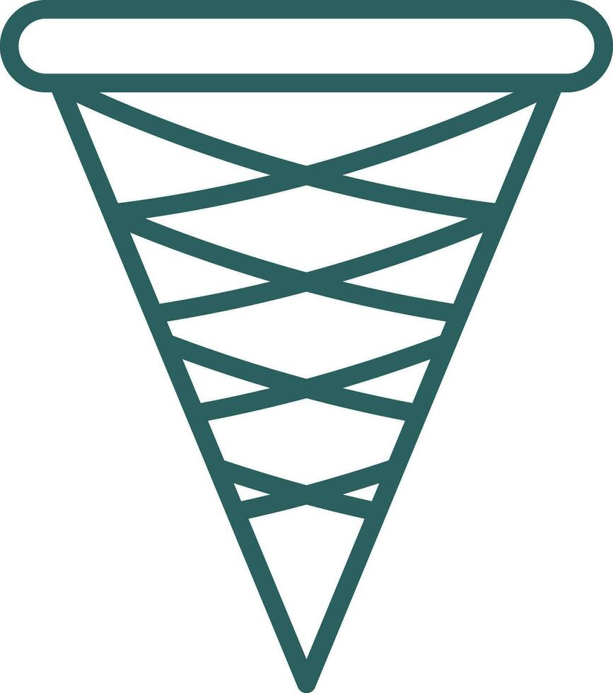 Ice cream cone Vector Icon Design