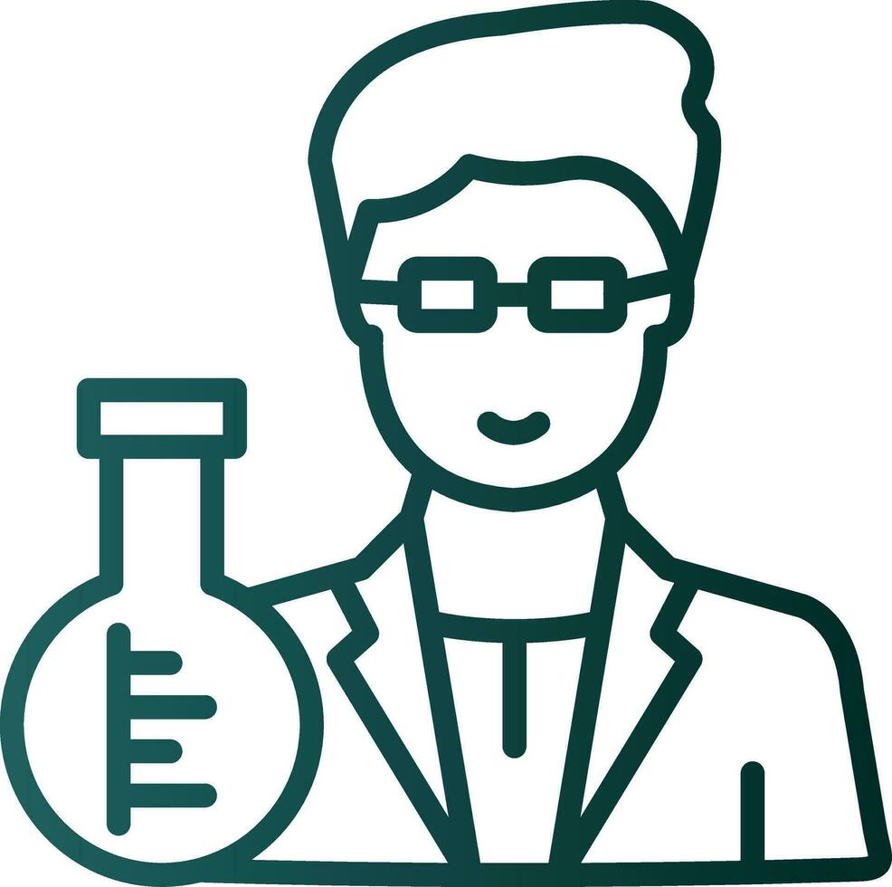 Scientist Vector Icon Design