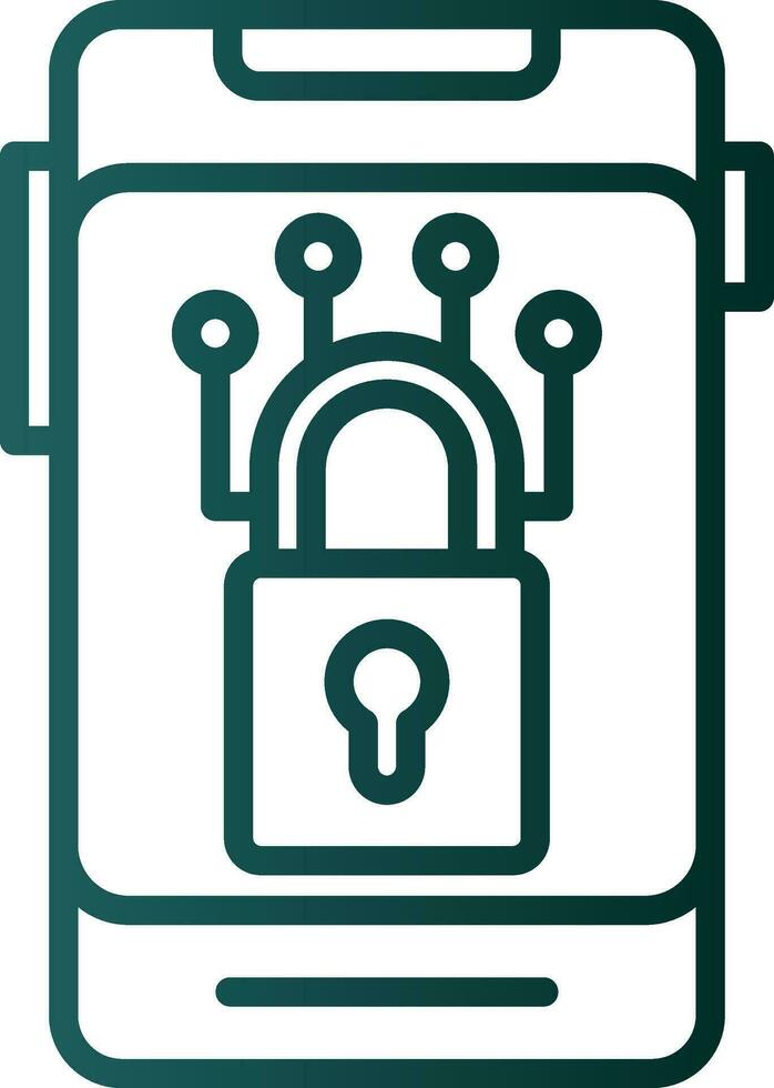 Cyber Security Vector Icon Design