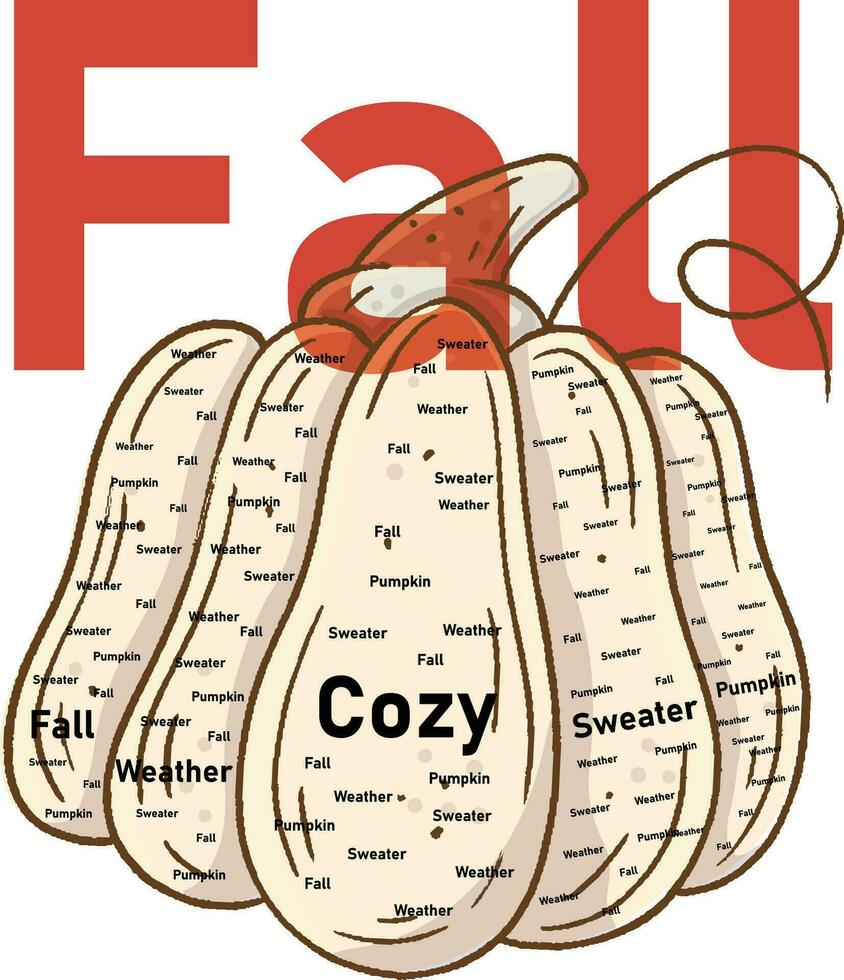 fall vector t shirt design illustration