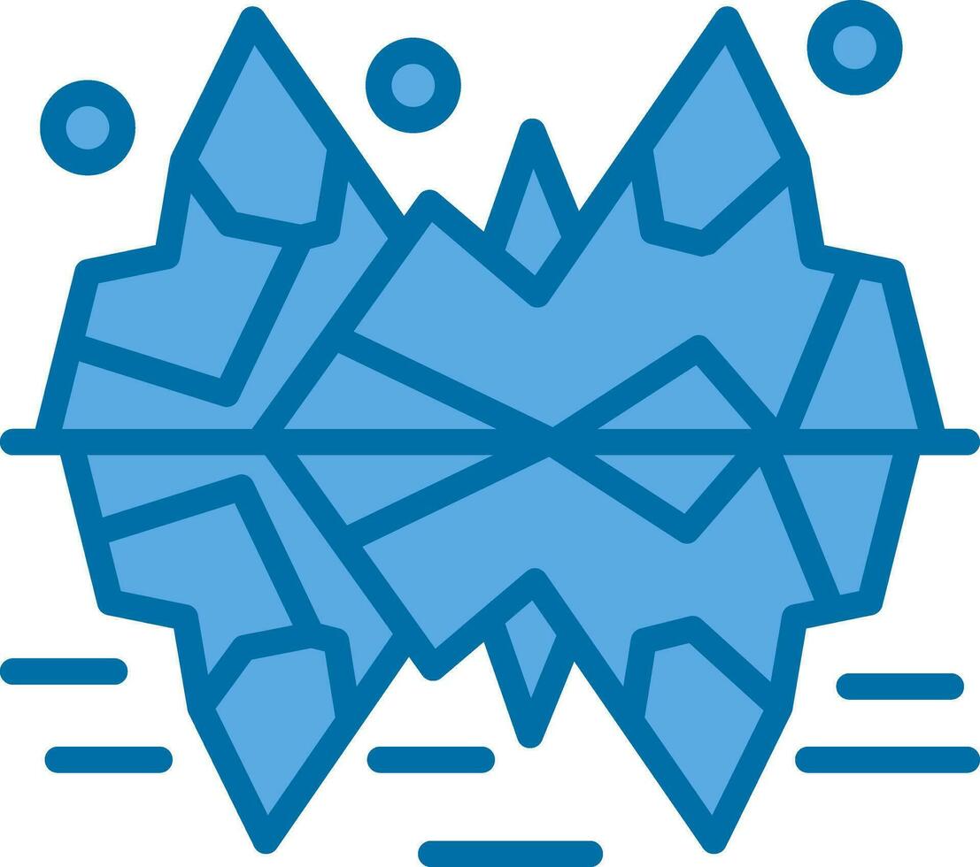 hielo formación vector icono diseño