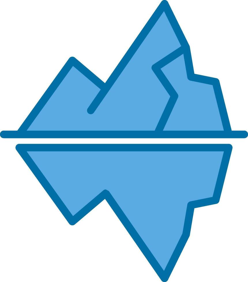 Iceberg Vector Icon Design