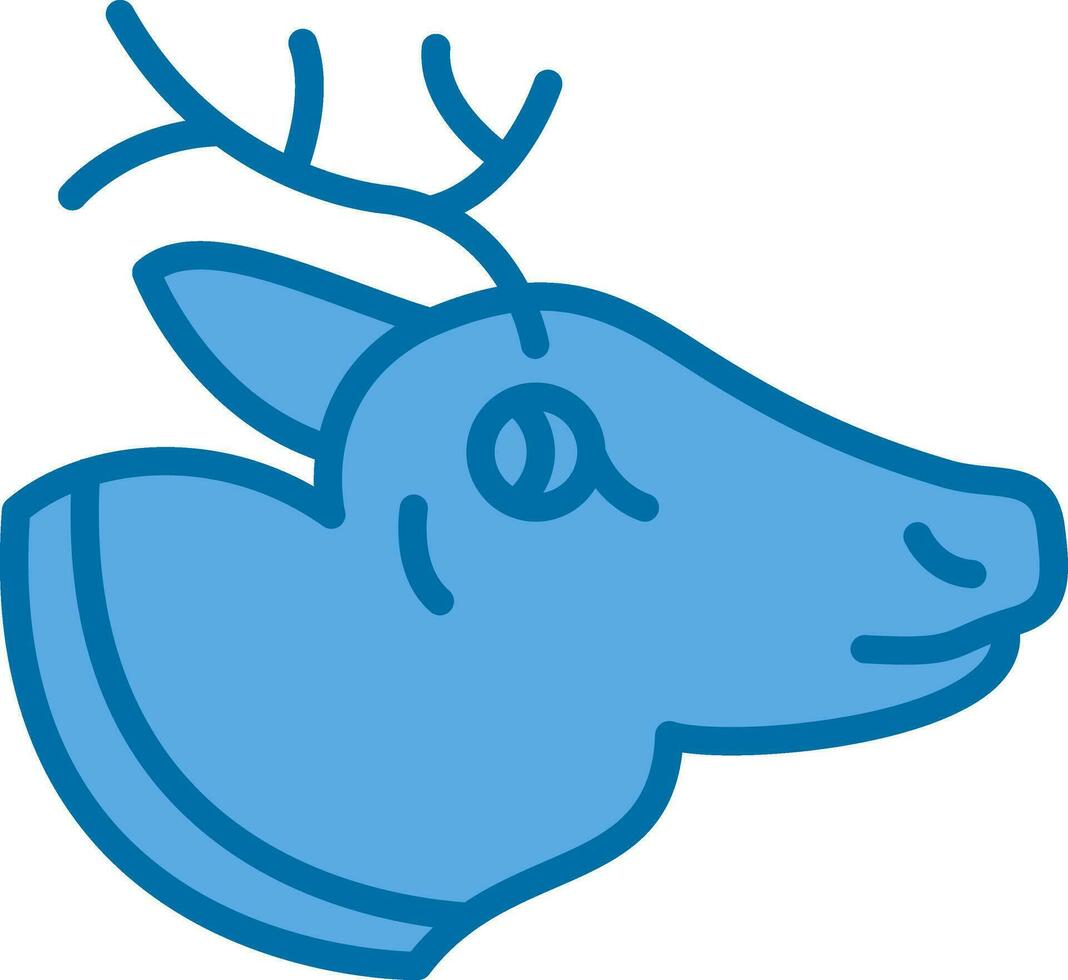 Reindeer Vector Icon Design