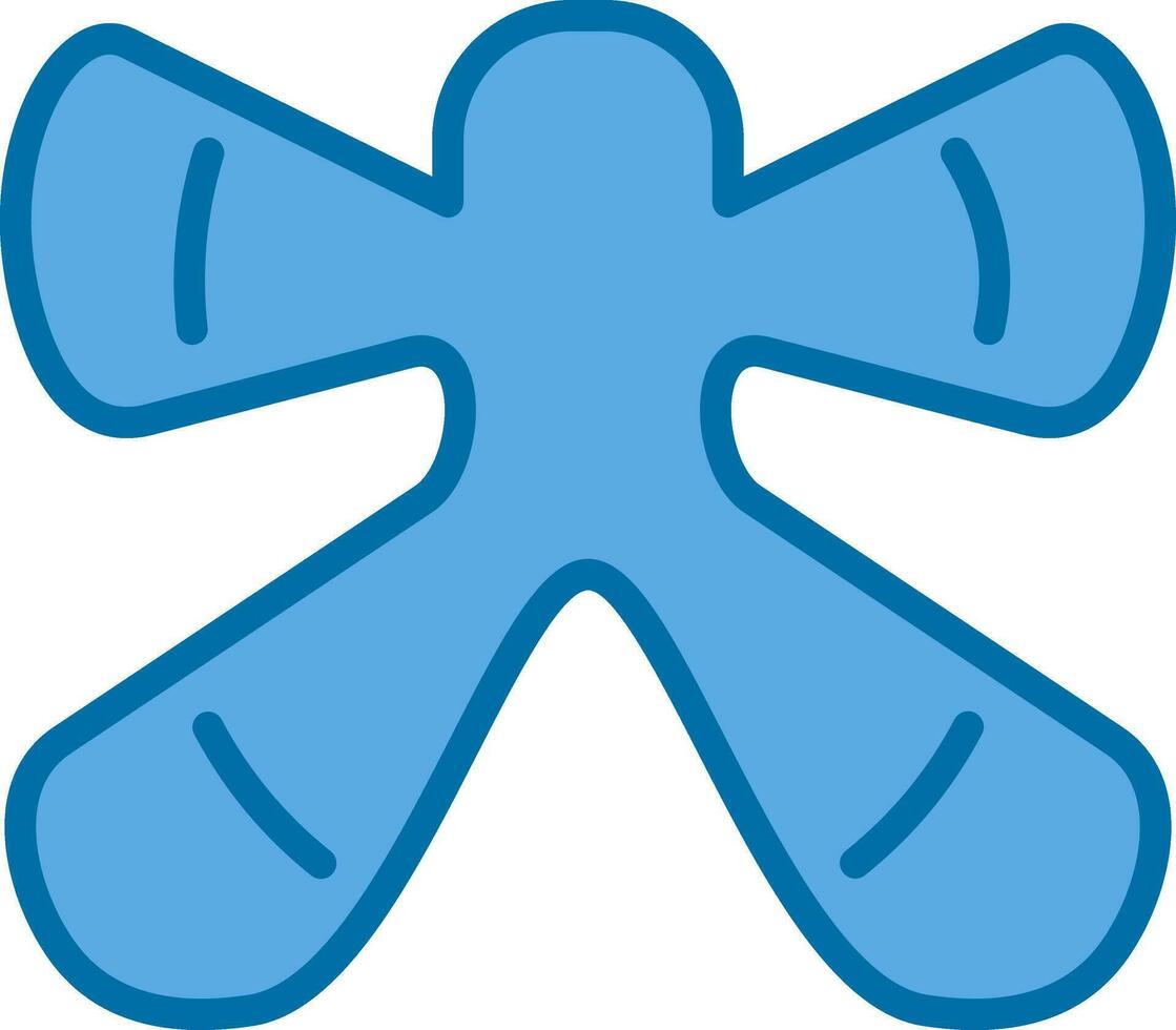 Snow angel Vector Icon Design