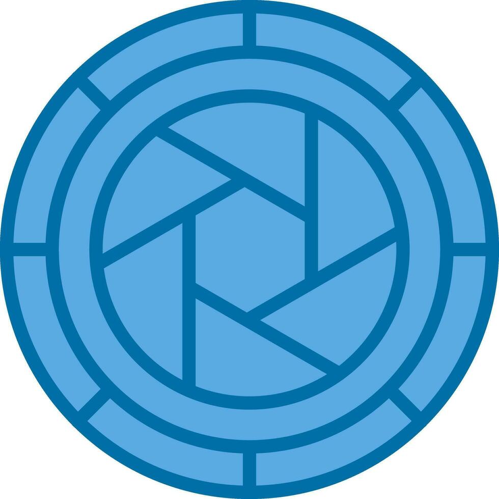 Camera Lens Vector Icon Design
