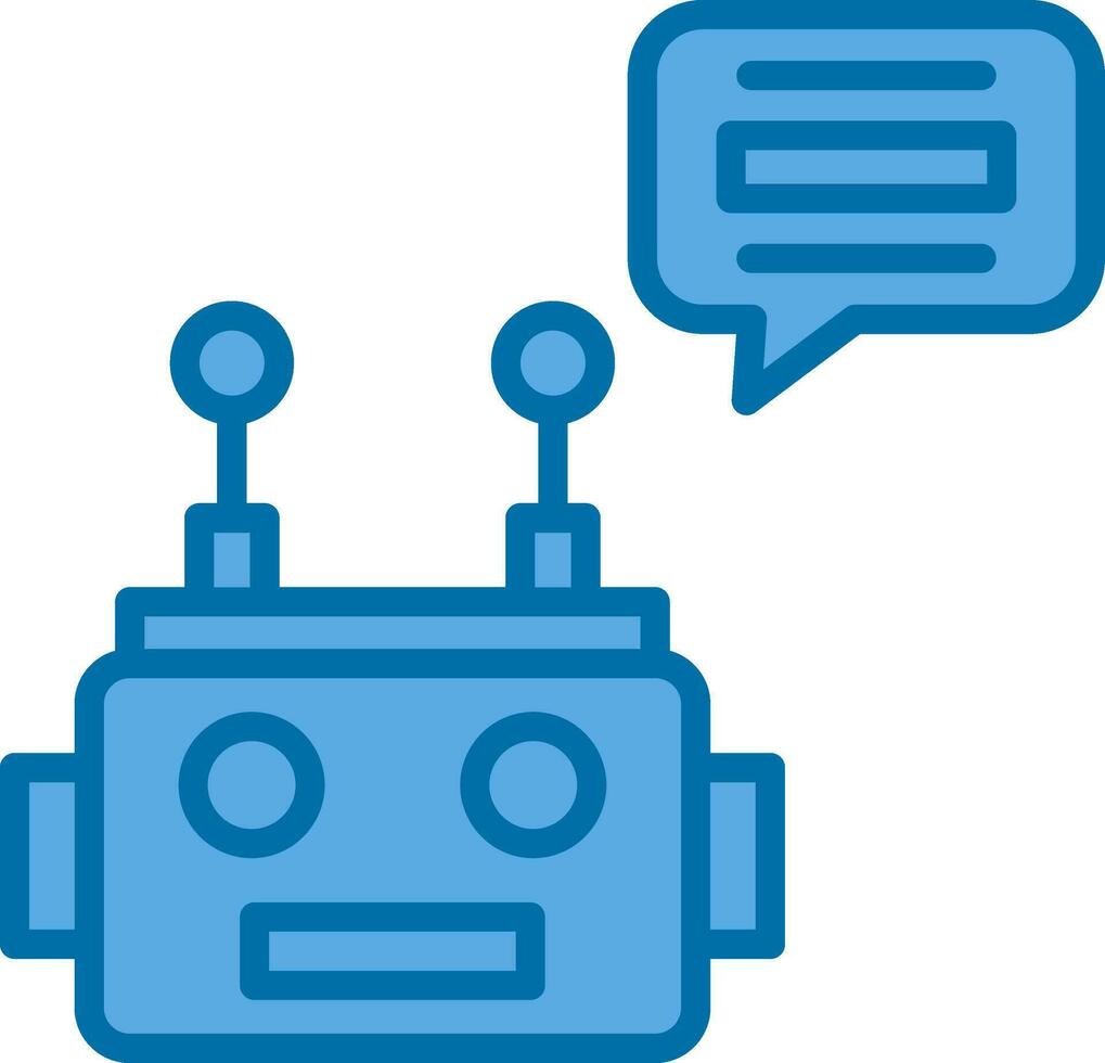 Chatbot Vector Icon Design