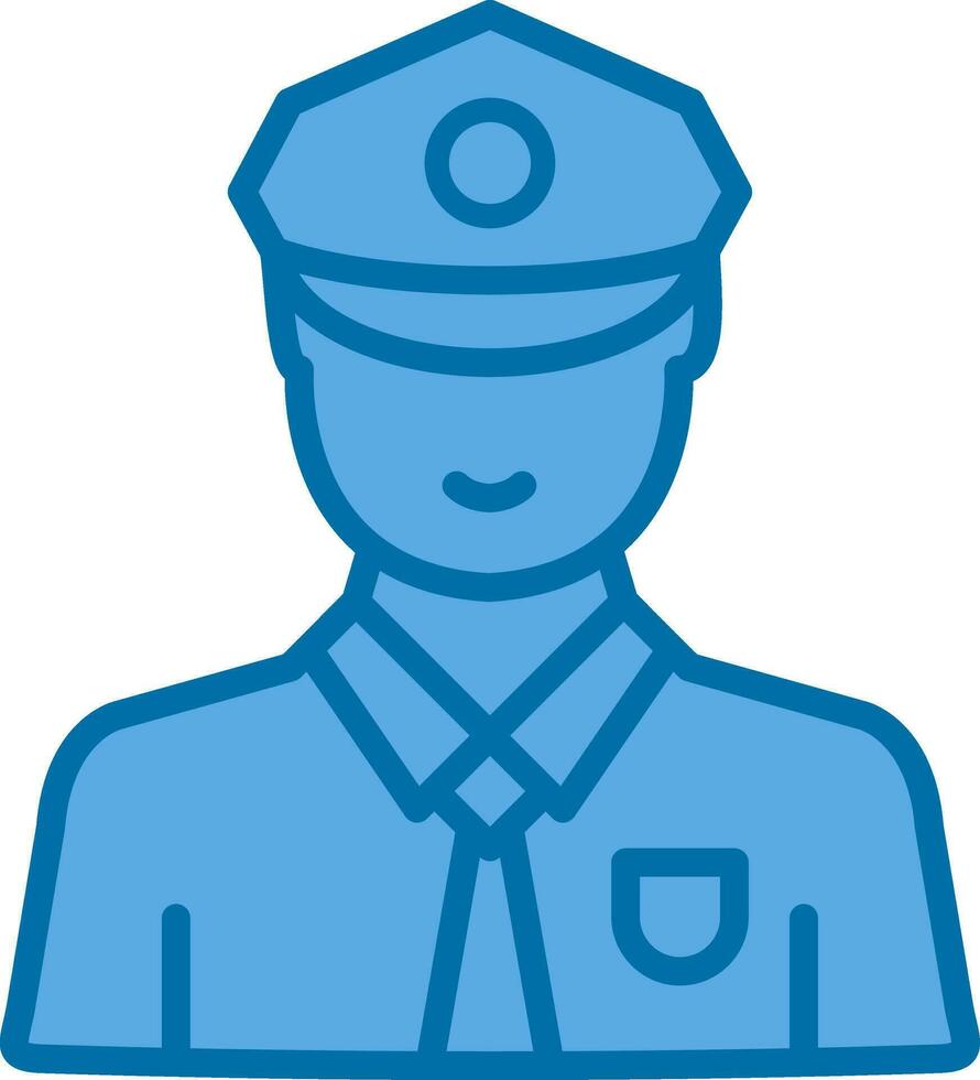 diseño de icono de vector de guardia de seguridad