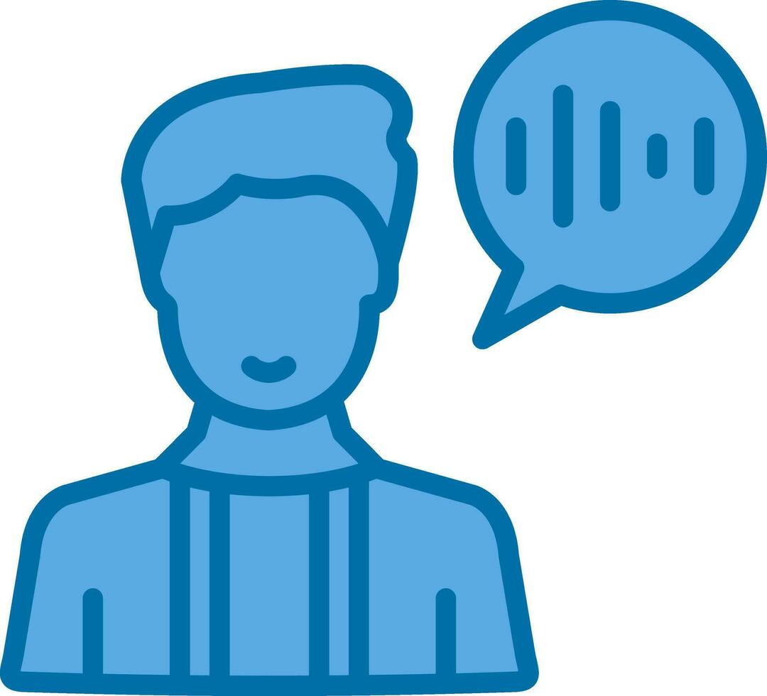 Voice Command Vector Icon Design