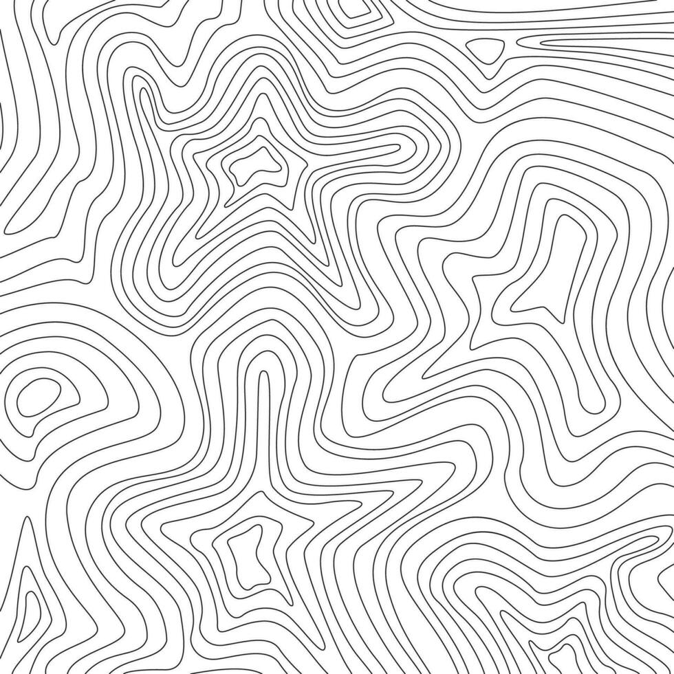 topographic contour lines pattern vector illustration