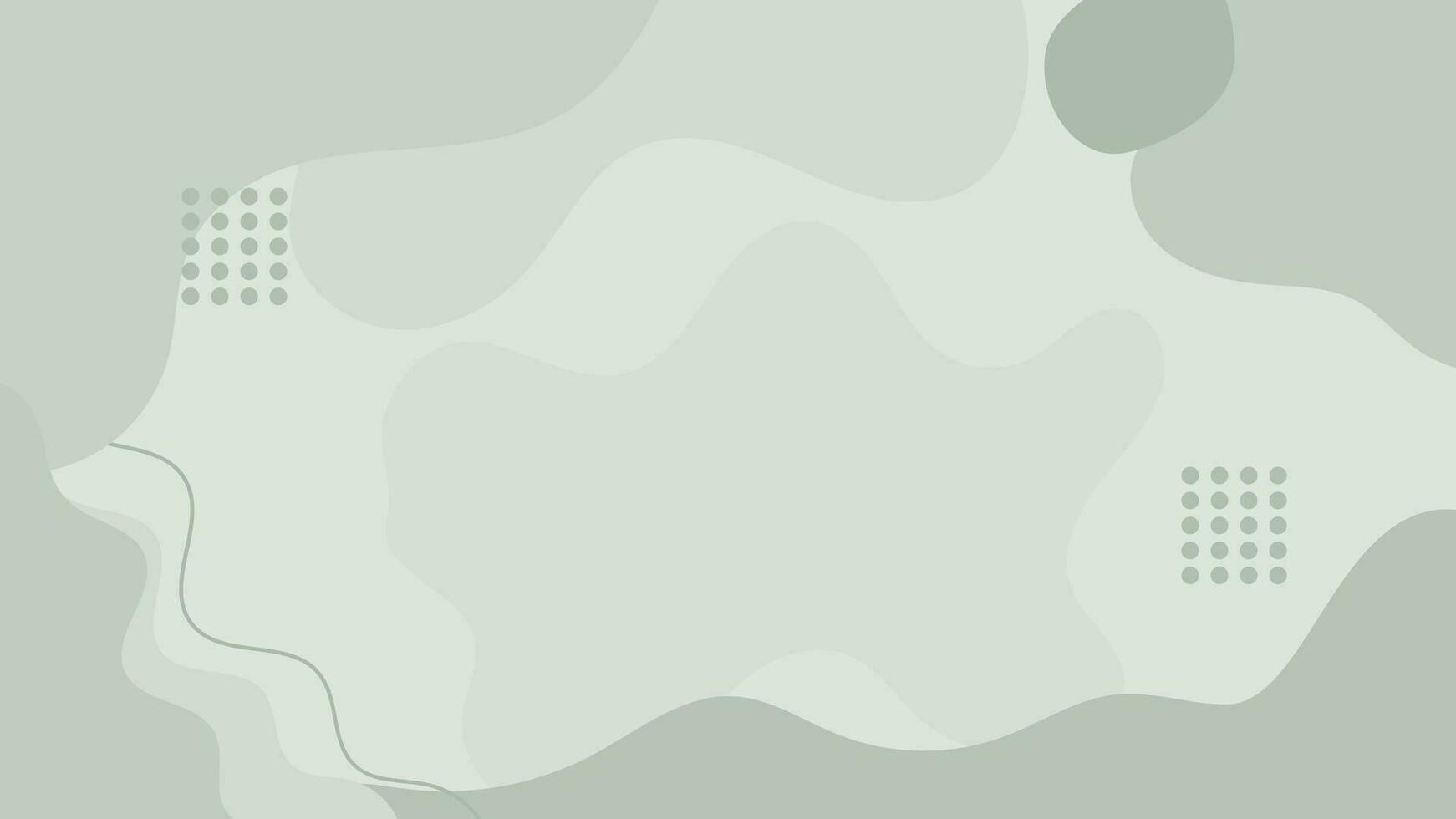 Abstract modern olive fluid shape background in flat design vector
