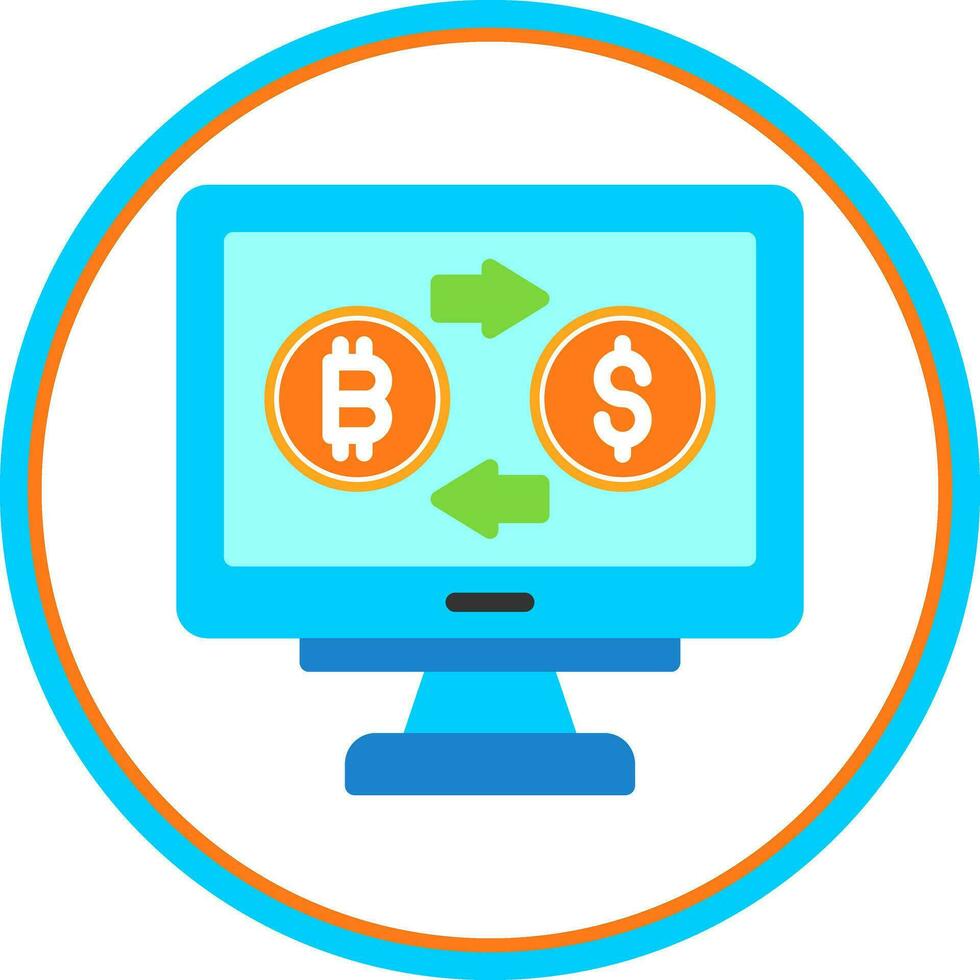 Cryptocurrency Vector Icon Design