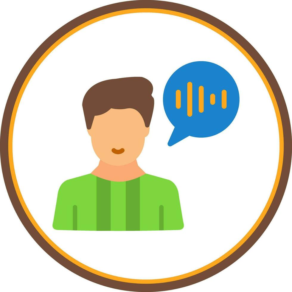 Voice Command Vector Icon Design