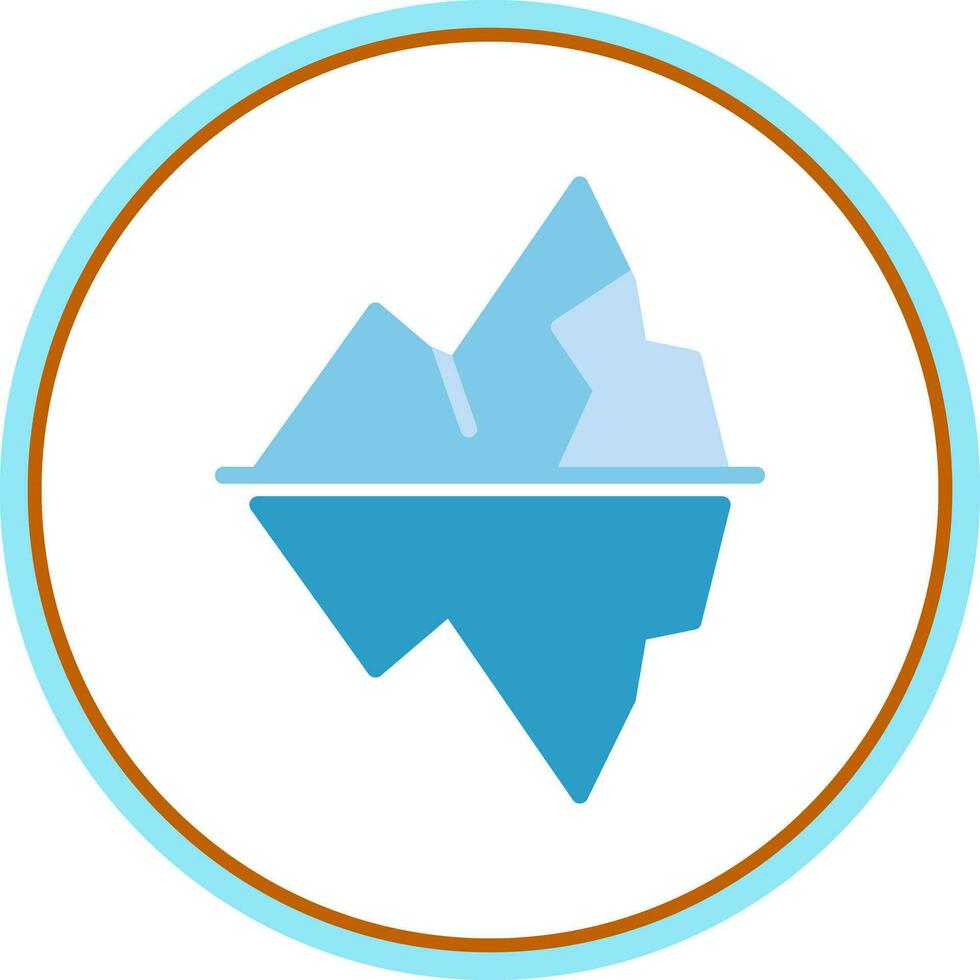 Iceberg Vector Icon Design