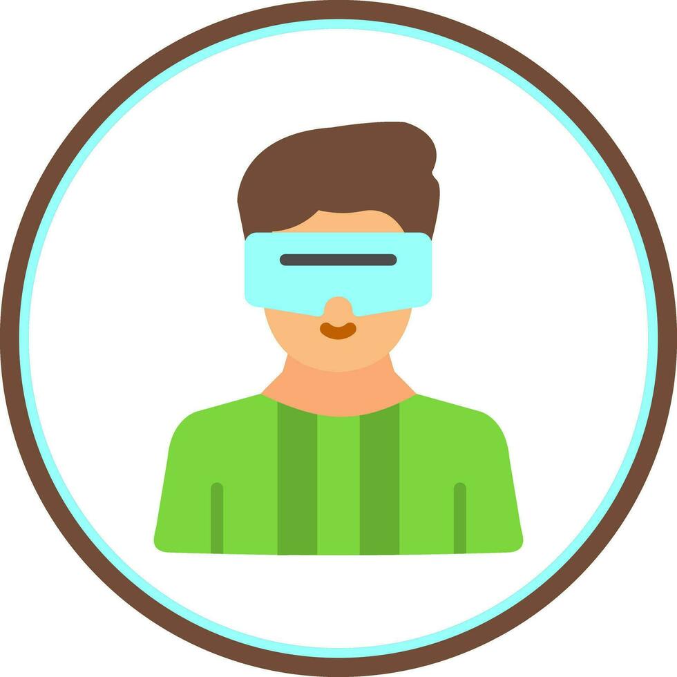 diseño de icono de vector de realidad virtual