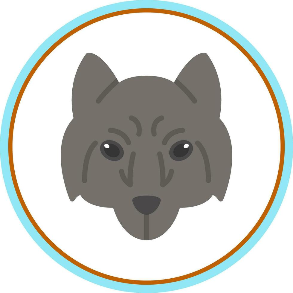 Arctic wolf Vector Icon Design