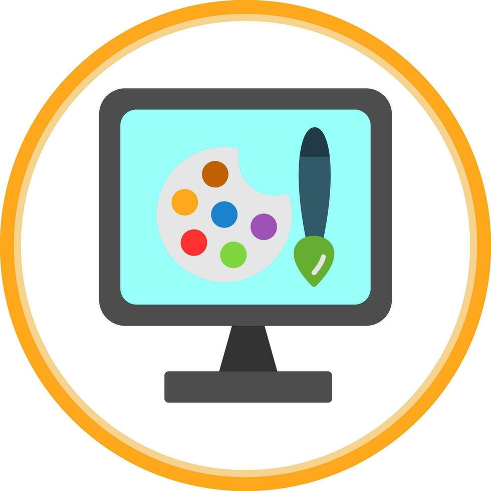 Artist Studio Vector Icon Design