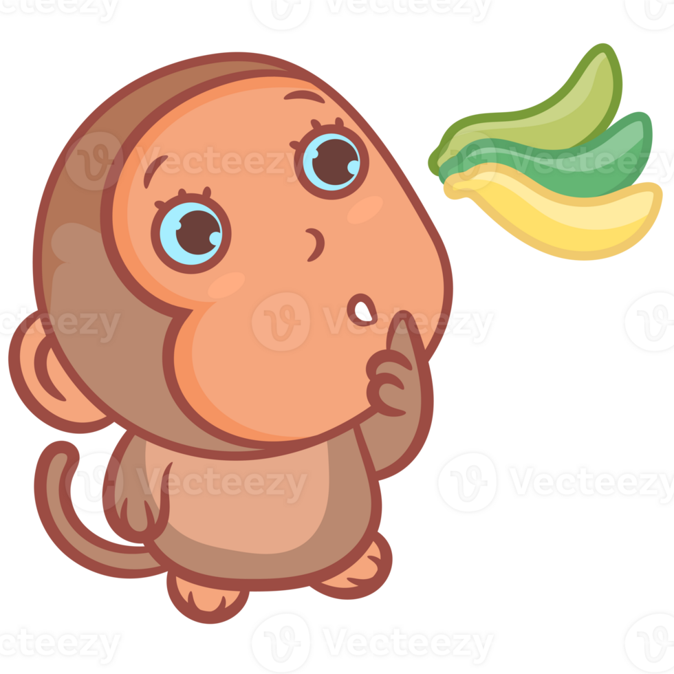It s Time To Eat Little Monkey Cartoon Gesture 27378867 PNG it-s-time-to-eat-little-monkey-cartoon-gesture-27378867-png