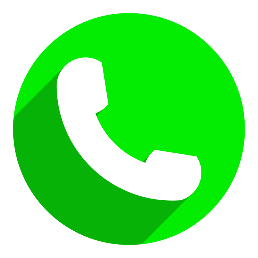 Trendy Telephone Icon Flat Style, Receive Phone Call, Design Element For Web And Mobile Application, Telephone Symbol png