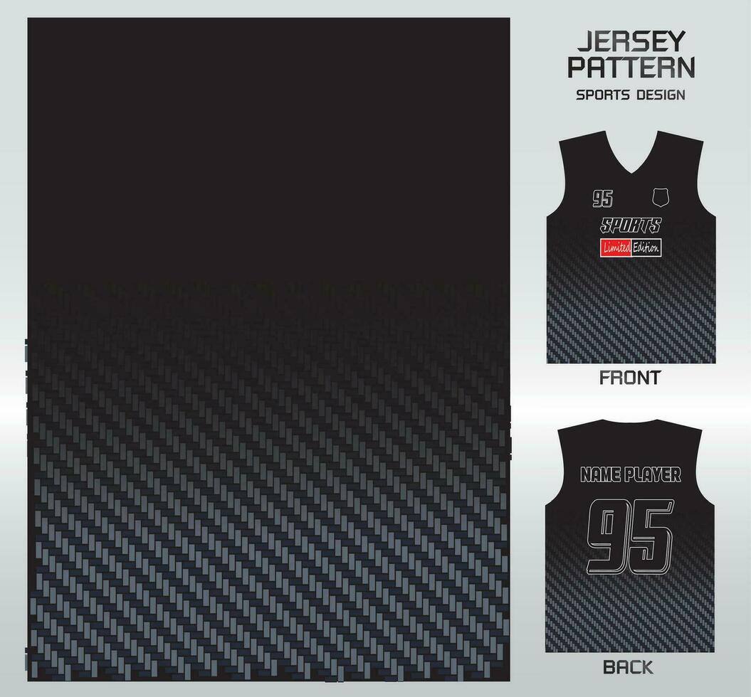 Pattern vector sports shirt background image.black carbon texture pattern design, illustration, textile background for sports t-shirt, football jersey shirt