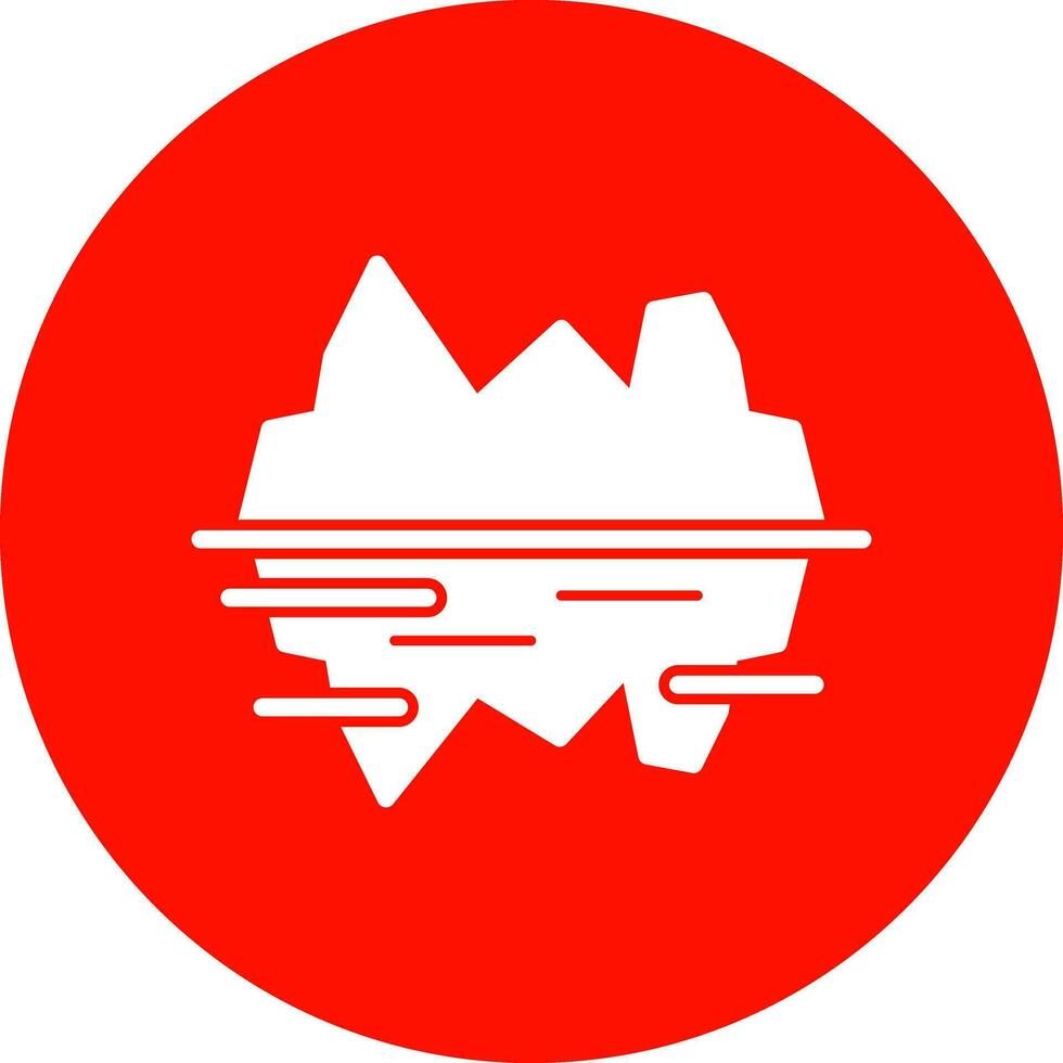 Glacier bay Vector Icon Design