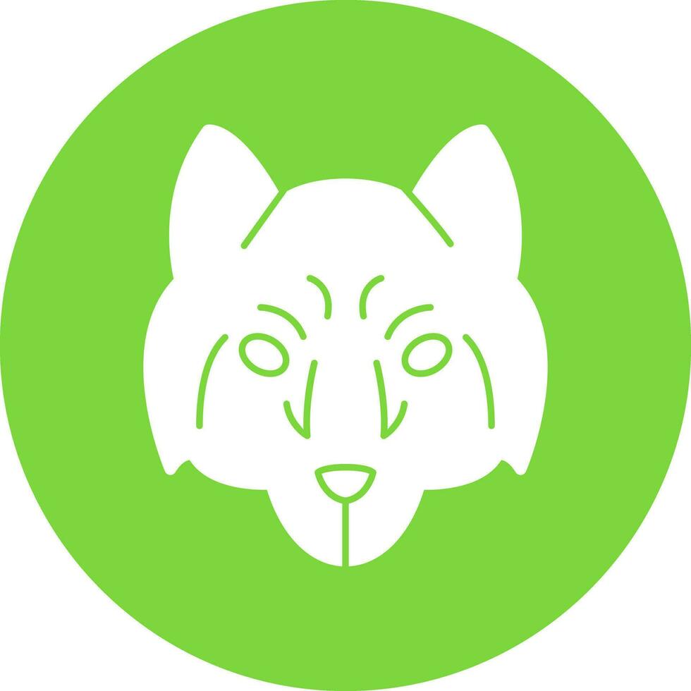 Arctic wolf Vector Icon Design