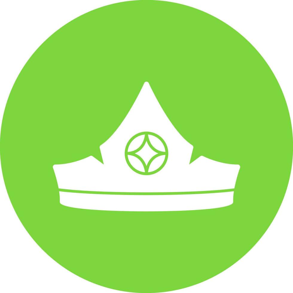 Aurora crown Vector Icon Design