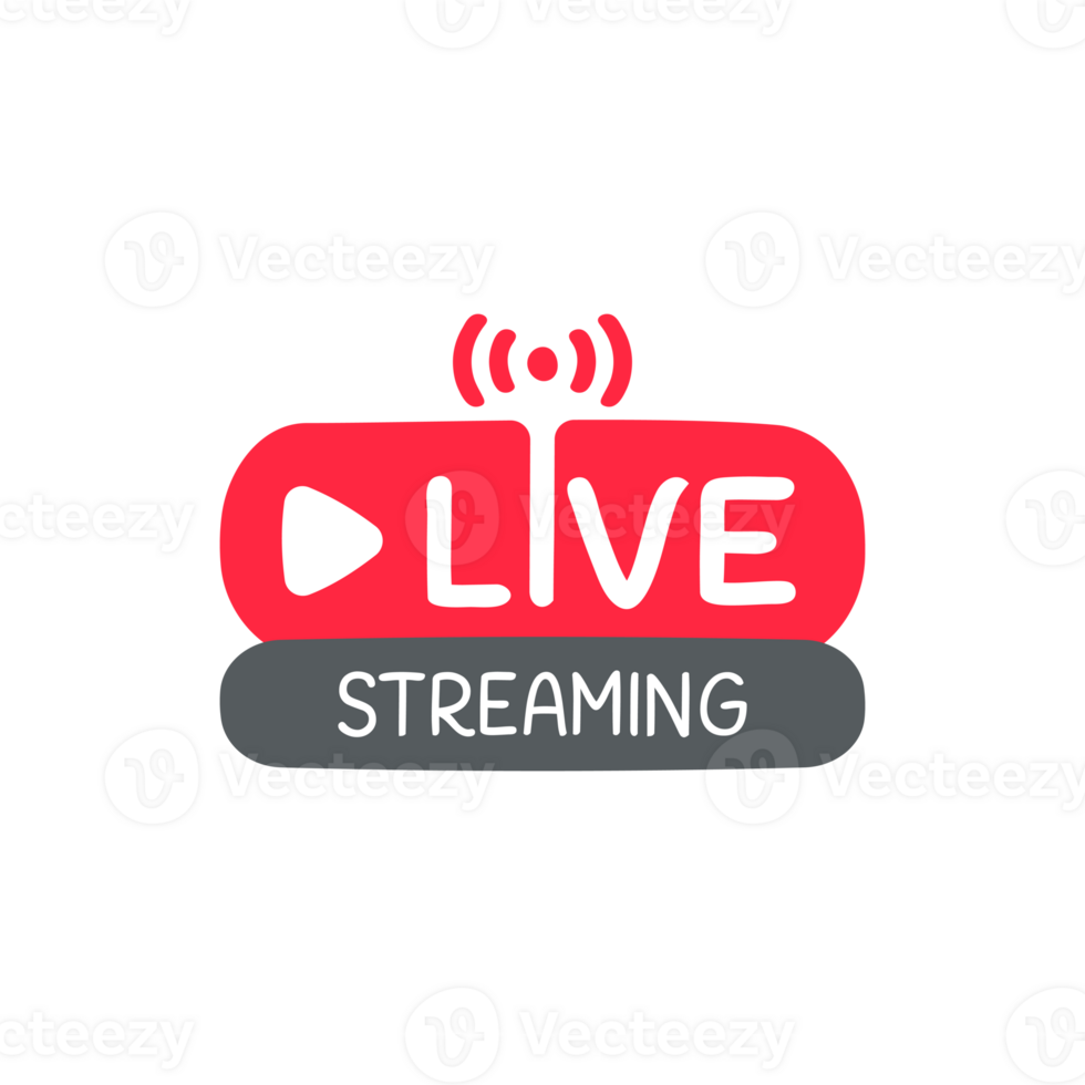 social media live broadcast icon streaming video online meeting png