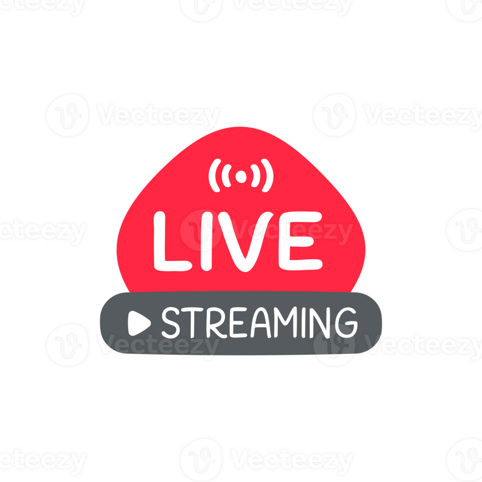 social media live broadcast icon streaming video online meeting png