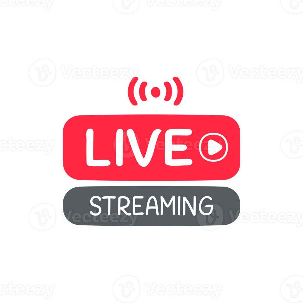 social media live broadcast icon streaming video online meeting png