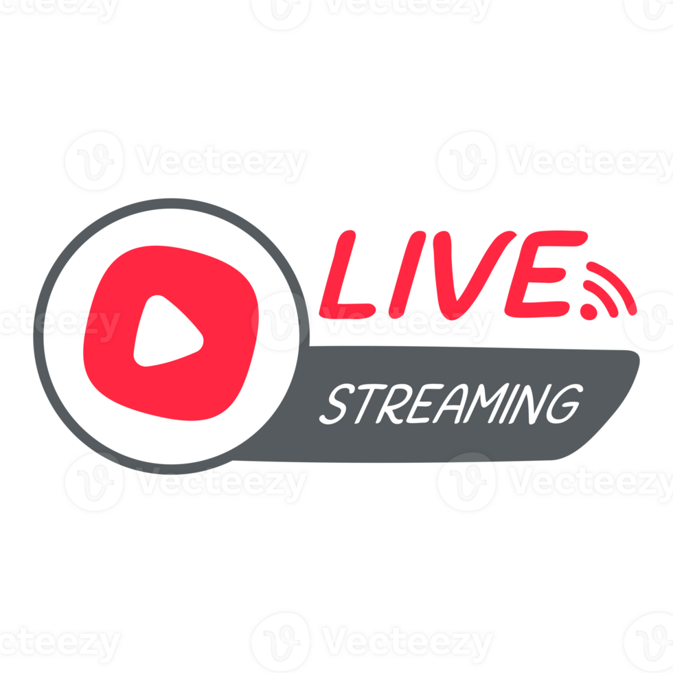 social media live broadcast icon streaming video online meeting png