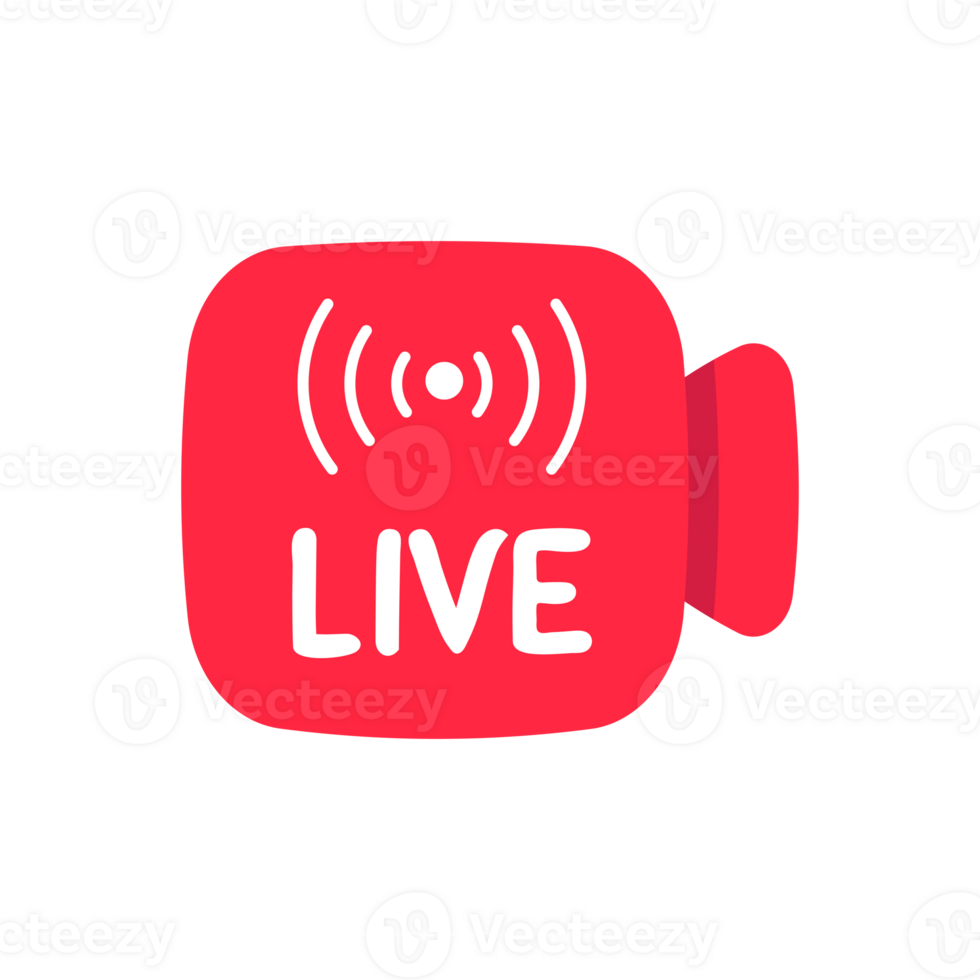 social media live broadcast icon streaming video online meeting png