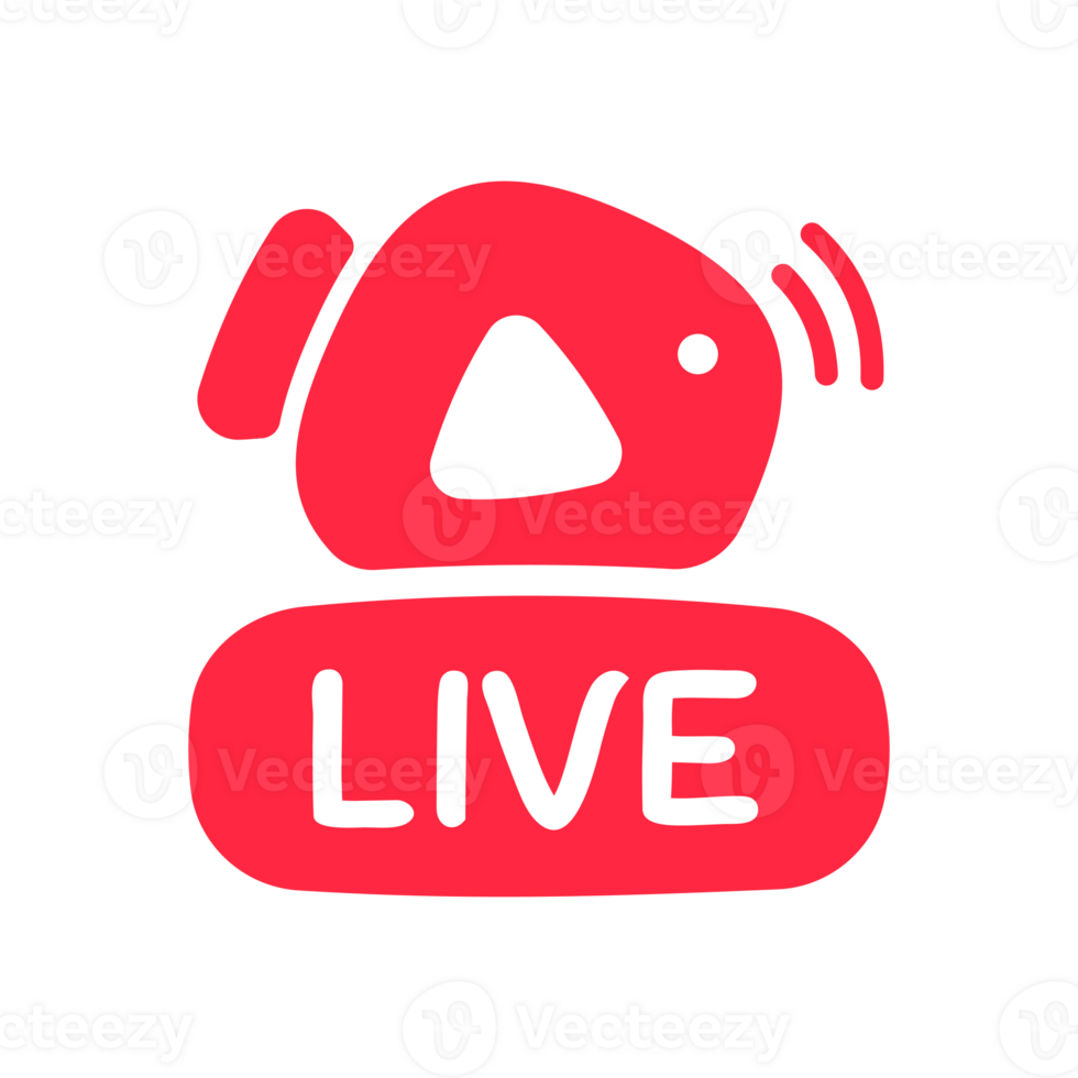 social media live broadcast icon streaming video online meeting png