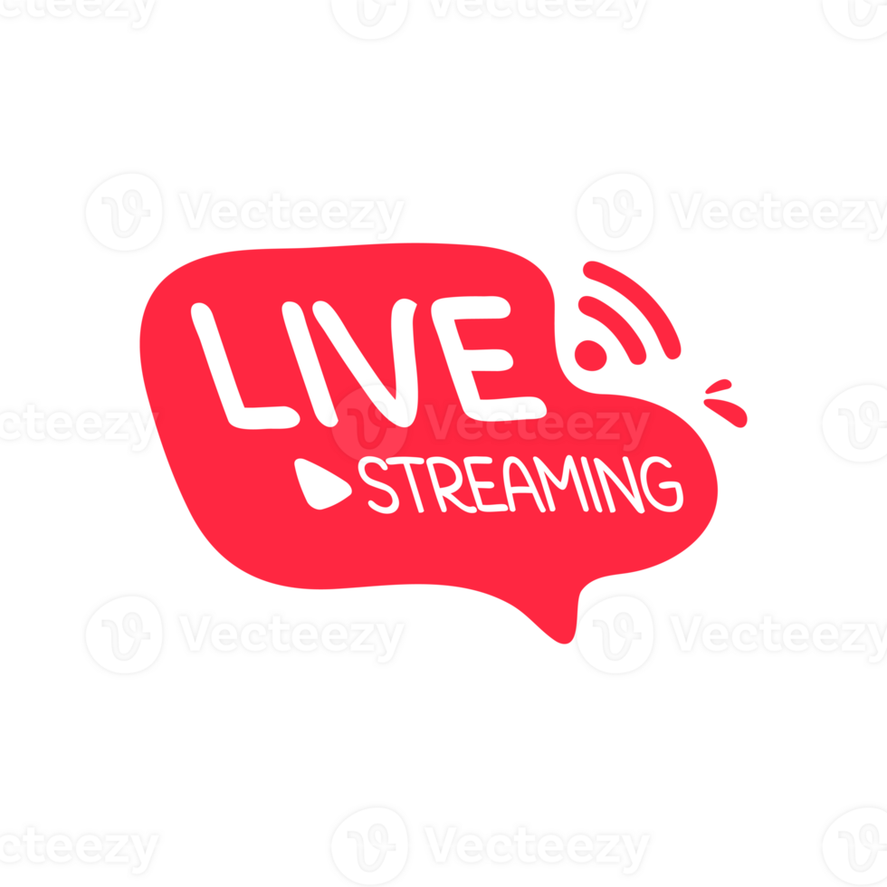social media live broadcast icon streaming video online meeting png