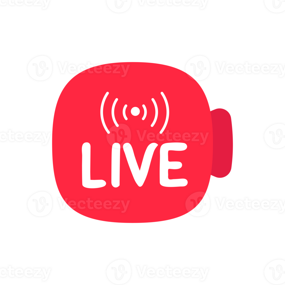 social media live broadcast icon streaming video online meeting png