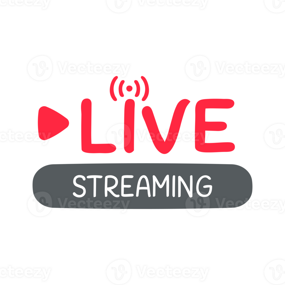 social media live broadcast icon streaming video online meeting png