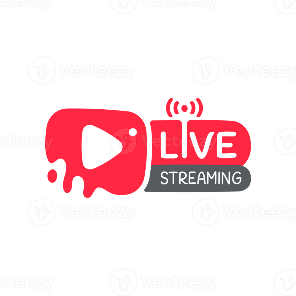 social media live broadcast icon streaming video online meeting png