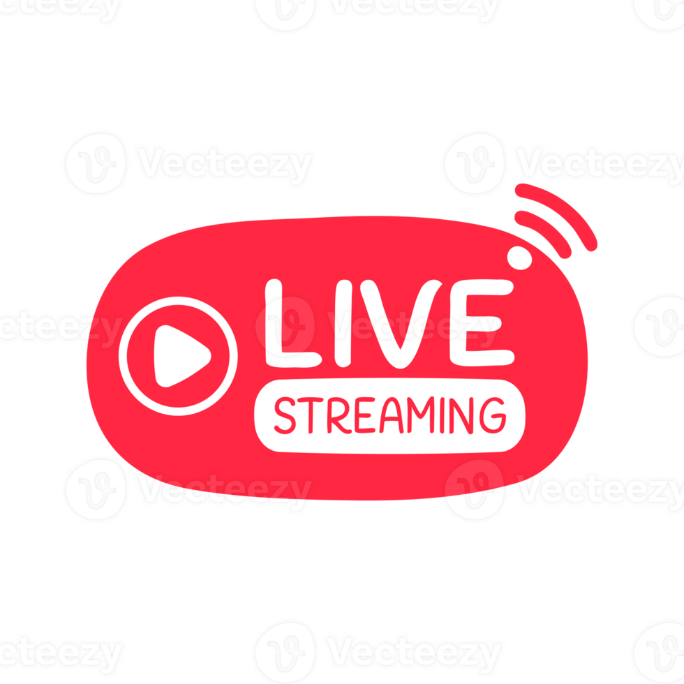 social media live broadcast icon streaming video online meeting png