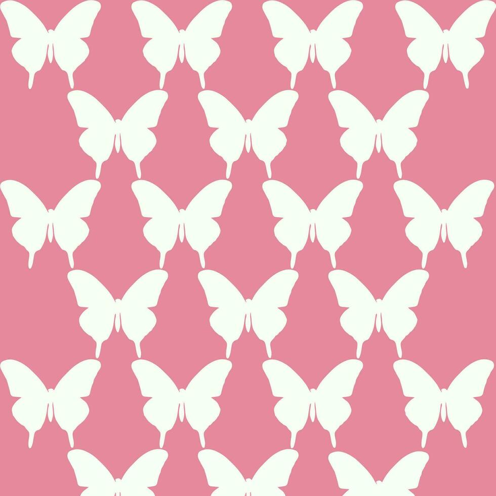 Butterfly, fabric pattern, book wrapping paper, seamless fabric pattern vector
