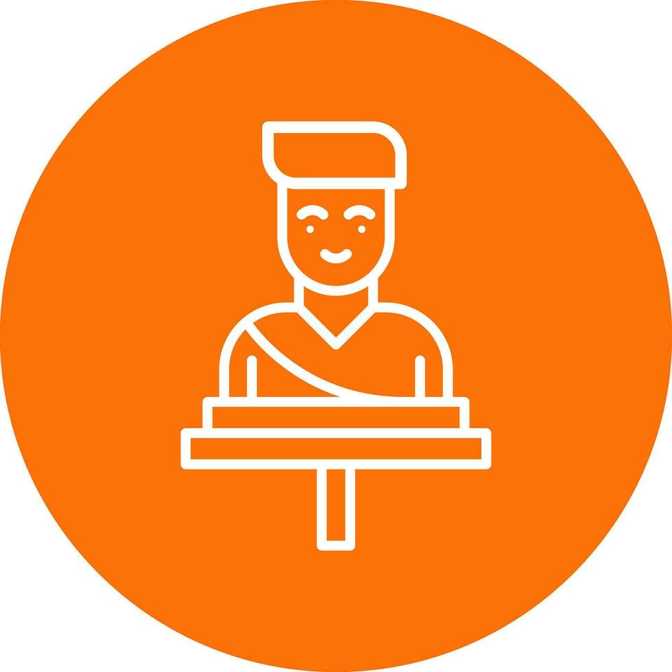 Sculpting Vector Icon Design