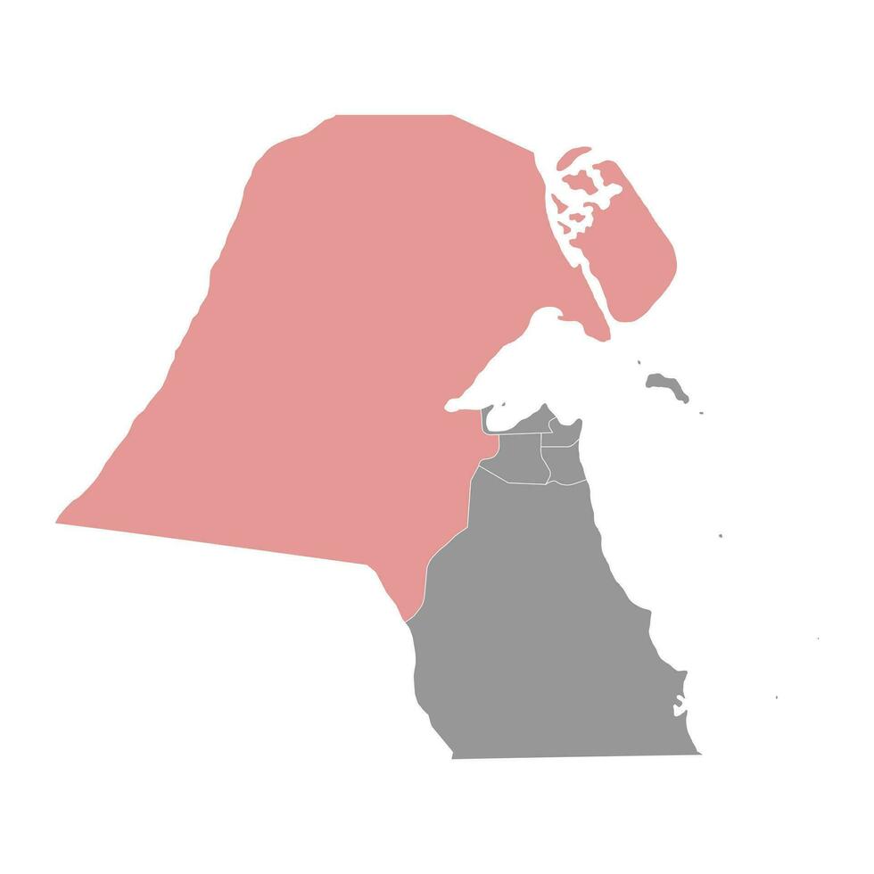 jahra gobernación, administrativo división de el país de Kuwait. vector ilustración.